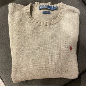 Ralph Lauren polo sweater.